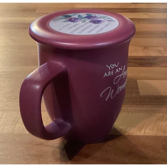 Amazing Woman Mug And Coaster/Lid Ceramic Large 14 Ounce Coffee Tea Cup Dusky - Picture 7 of 11